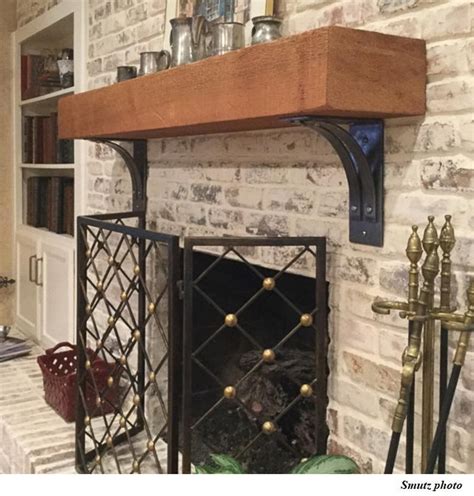 fireplace mantel metal brackets|wrought iron fireplace mantel brackets.